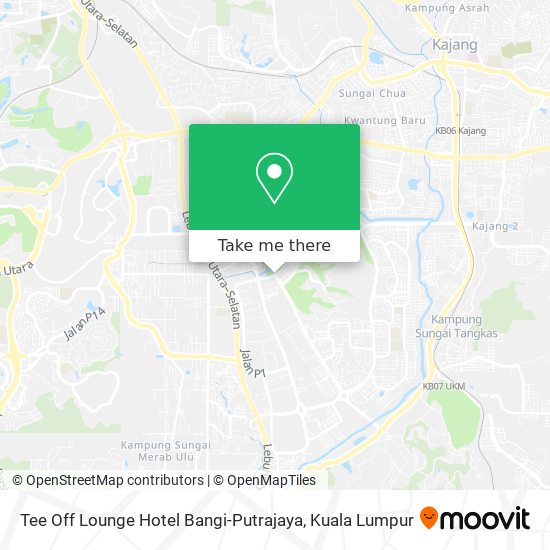 Tee Off Lounge Hotel Bangi-Putrajaya map