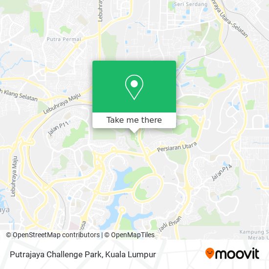 Putrajaya Challenge Park map