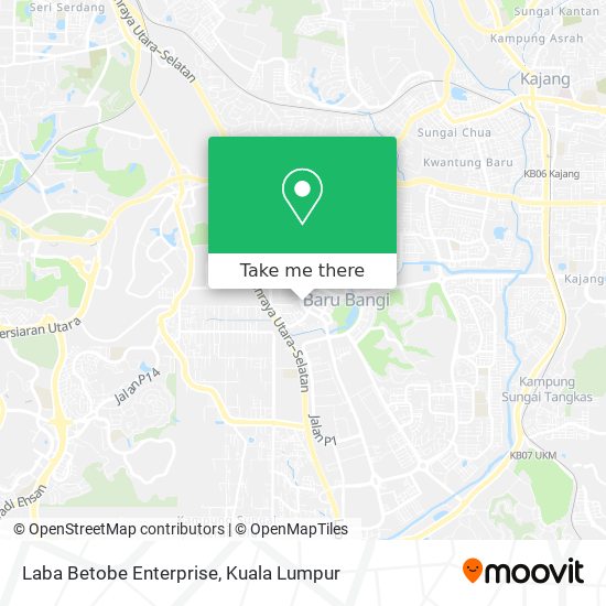 Laba Betobe Enterprise map