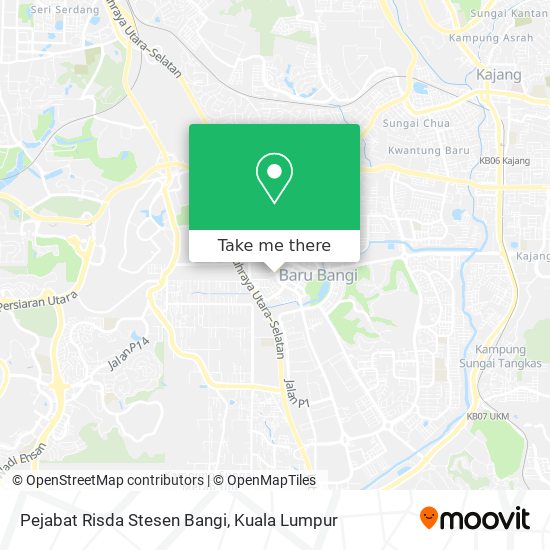 Pejabat Risda Stesen Bangi map