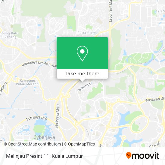 Melinjau Presint 11 map