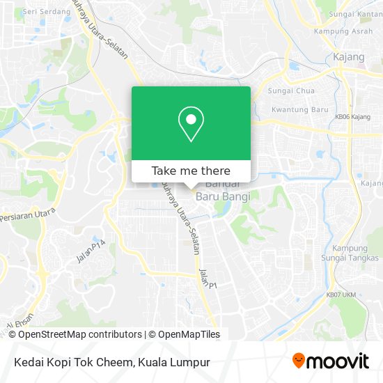 Kedai Kopi Tok Cheem map