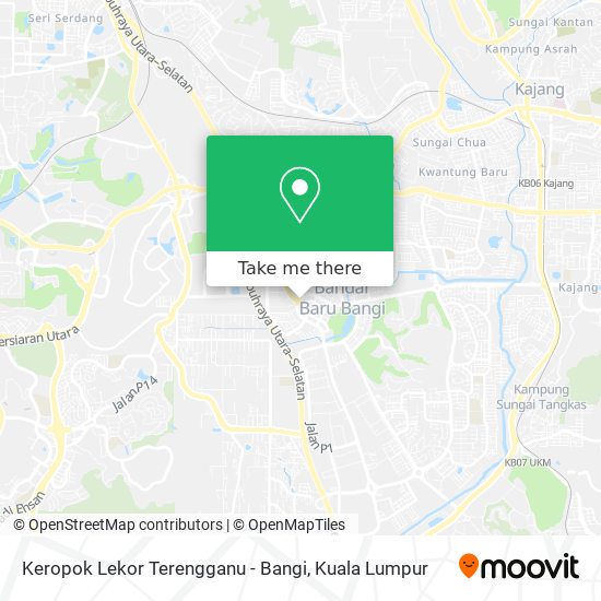 Keropok Lekor Terengganu - Bangi map