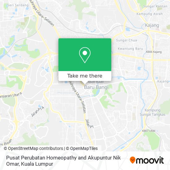 Pusat Perubatan Homeopathy and Akupuntur Nik Omar map