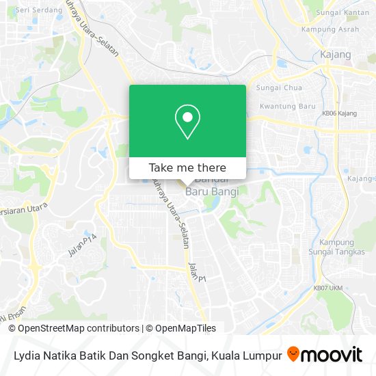 Peta Lydia Natika Batik Dan Songket Bangi