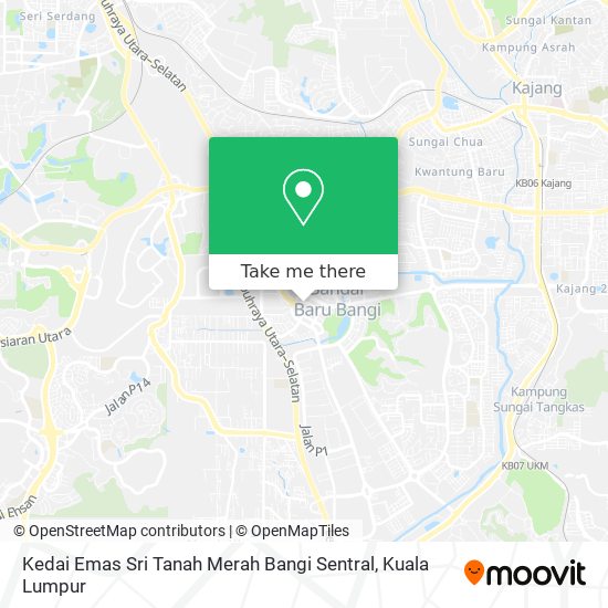 Peta Kedai Emas Sri Tanah Merah Bangi Sentral