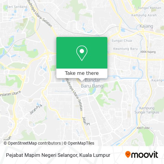Peta Pejabat Mapim Negeri Selangor