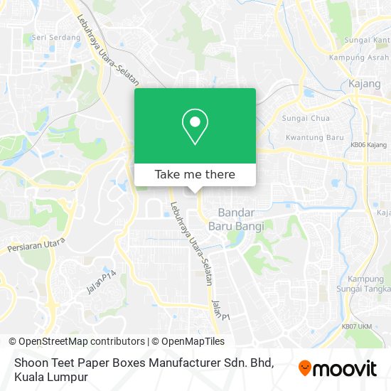 Shoon Teet Paper Boxes Manufacturer Sdn. Bhd map
