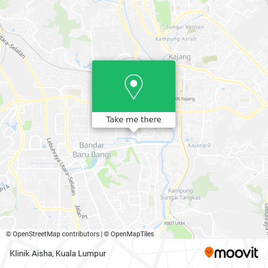 Klinik Aisha map