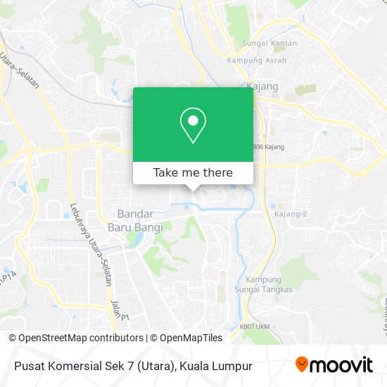 Peta Pusat Komersial Sek 7 (Utara)