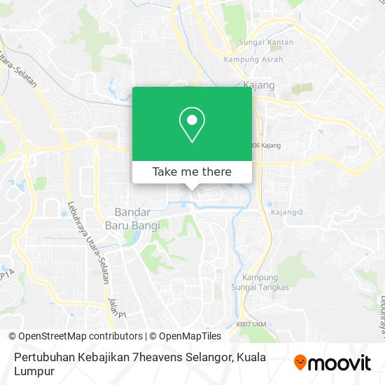 Pertubuhan Kebajikan 7heavens Selangor map
