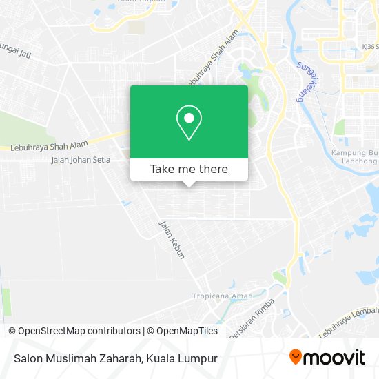Salon Muslimah Zaharah map