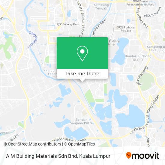 A M Building Materials Sdn Bhd map
