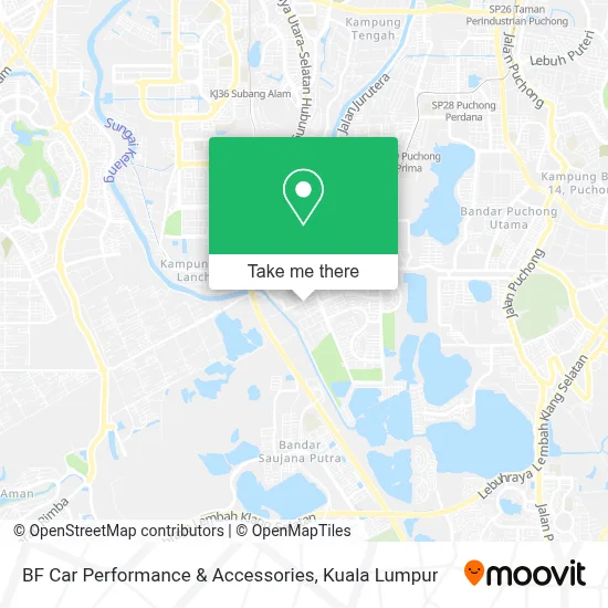 BF Car Performance & Accessories map