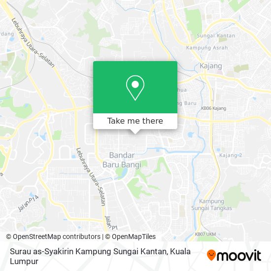 Surau as-Syakirin Kampung Sungai Kantan map