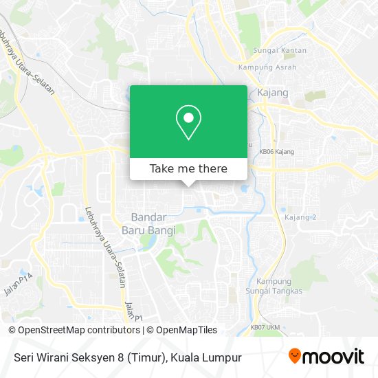 Seri Wirani Seksyen 8 (Timur) map