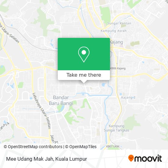 Mee Udang Mak Jah map
