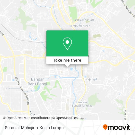 Surau al-Muhajirin map