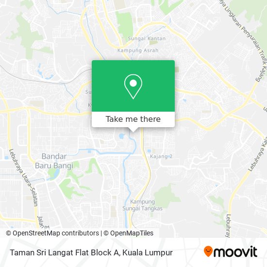 Peta Taman Sri Langat Flat Block A