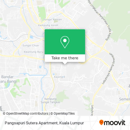 Pangsapuri Sutera Apartment map