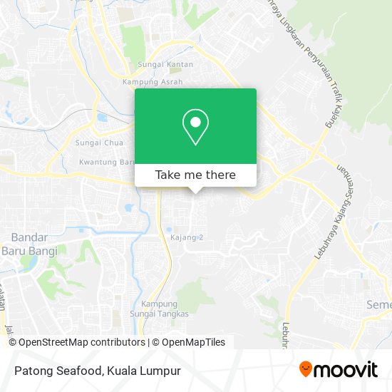 Patong Seafood map