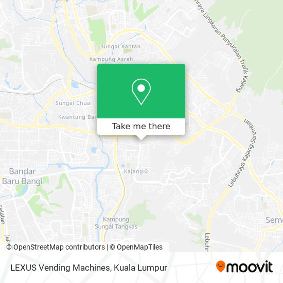 LEXUS Vending Machines map