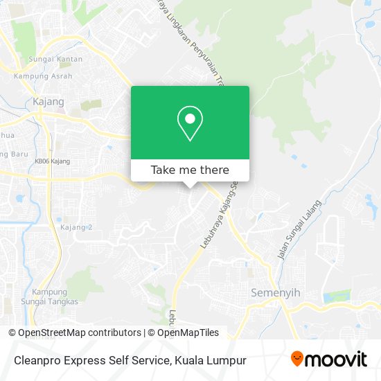 Cleanpro Express Self Service map