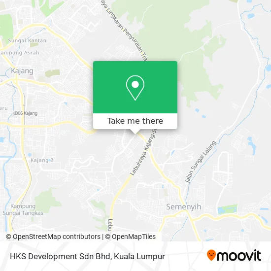 HKS Development Sdn Bhd map