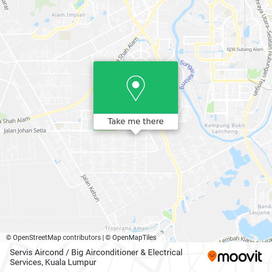 Servis Aircond / Big Airconditioner & Electrical Services map