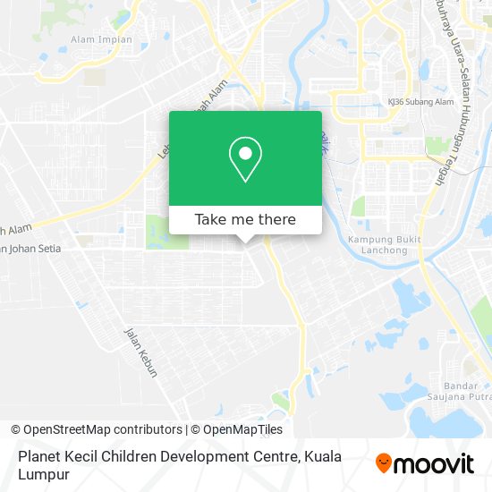 Peta Planet Kecil Children Development Centre