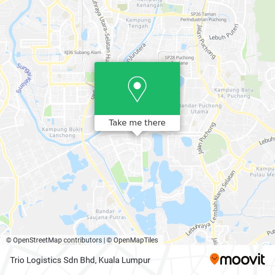 Trio Logistics Sdn Bhd map