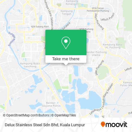 Delux Stainless Steel Sdn Bhd map