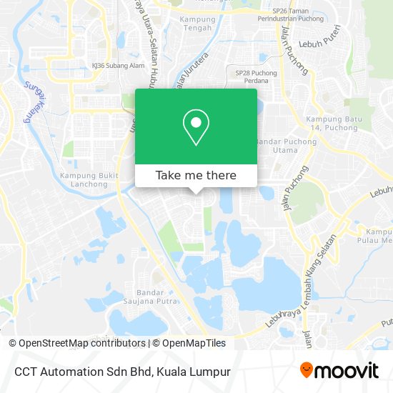 CCT Automation Sdn Bhd map