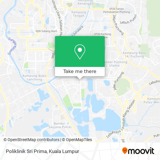 Poliklinik Sri Prima map