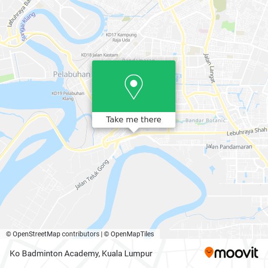 Peta Ko Badminton Academy