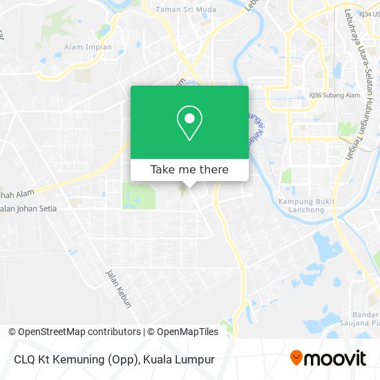 Peta CLQ Kt Kemuning (Opp)