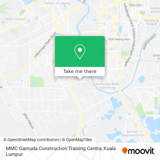 MMC Gamuda Construction Training Centre map