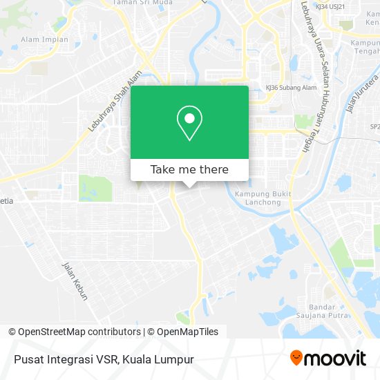 Pusat Integrasi VSR map