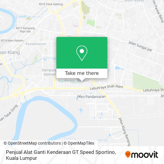 Penjual Alat Ganti Kenderaan GT Speed Sportino map