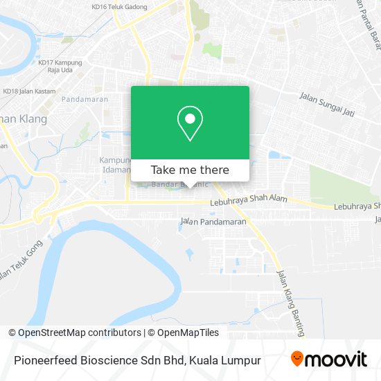 Pioneerfeed Bioscience Sdn Bhd map