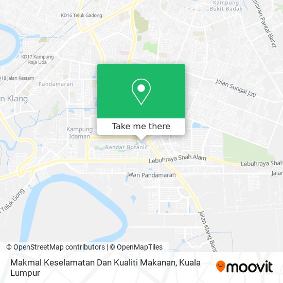 Peta Makmal Keselamatan Dan Kualiti Makanan