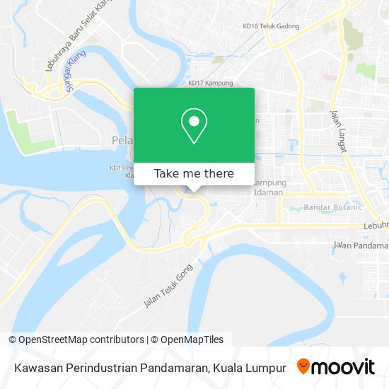 Kawasan Perindustrian Pandamaran map