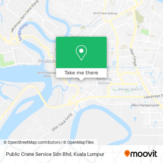 Public Crane Service Sdn Bhd map