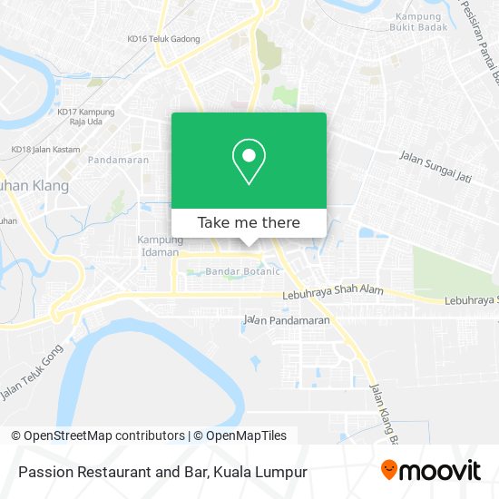 Passion Restaurant and Bar map