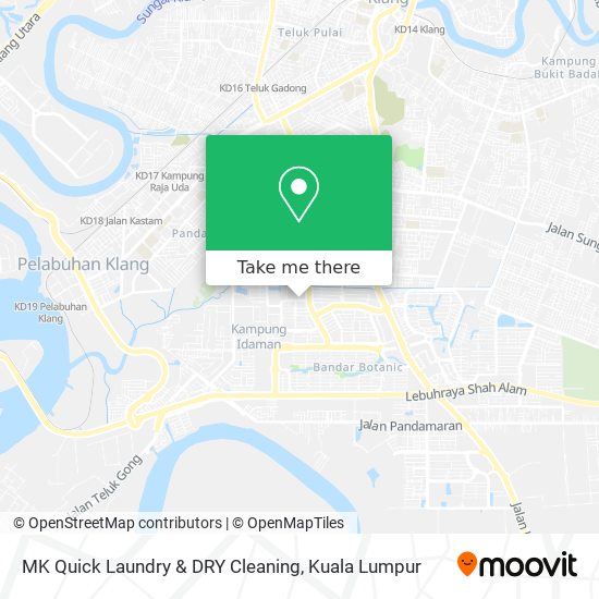 MK Quick Laundry & DRY Cleaning map