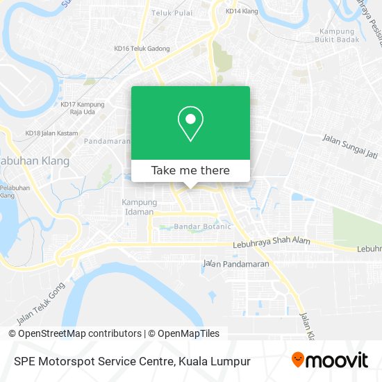 SPE Motorspot Service Centre map