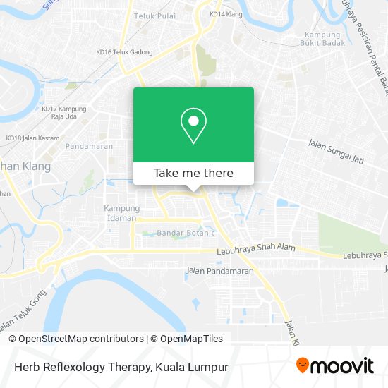Herb Reflexology Therapy map