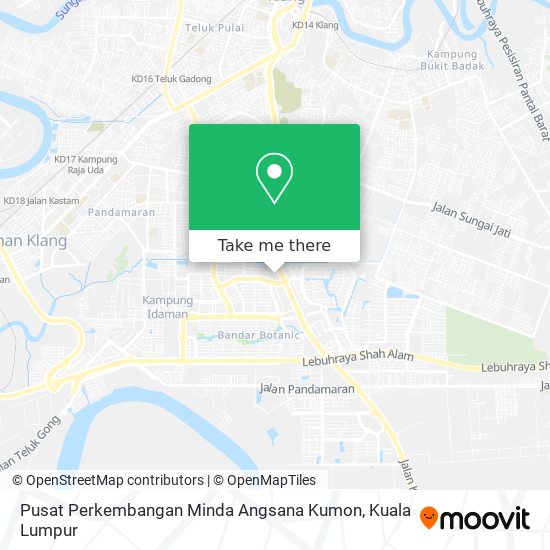 Pusat Perkembangan Minda Angsana Kumon map
