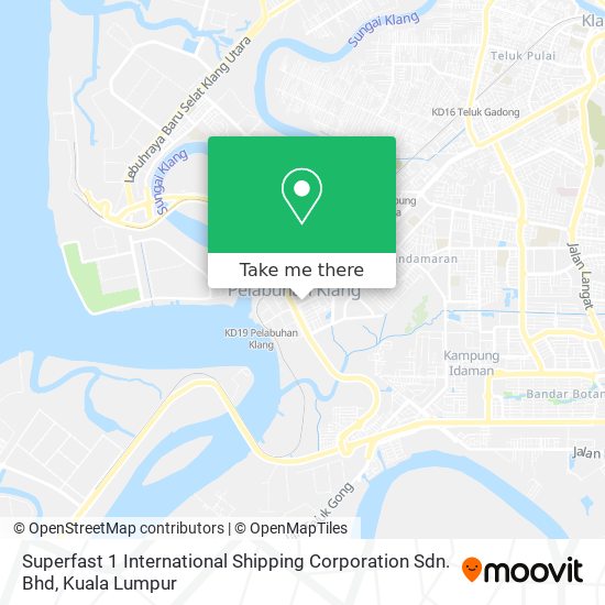 Superfast 1 International Shipping Corporation Sdn. Bhd map