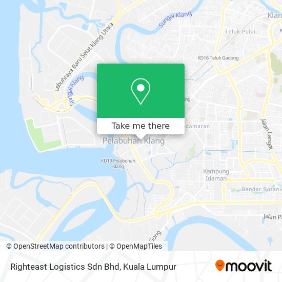 Peta Righteast Logistics Sdn Bhd